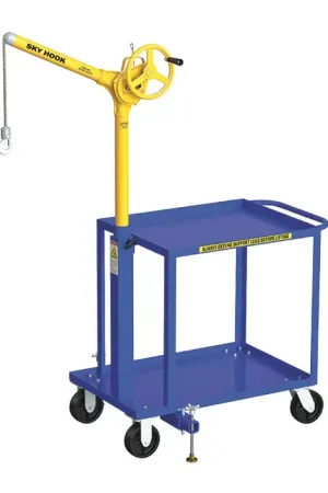 SKY HOOK 8570 1/4 Ton Load Capacity, 75" Maximum Lift Distance, 1" Per Handwheel Revolution Lift Speed Hoist While Supplies Last