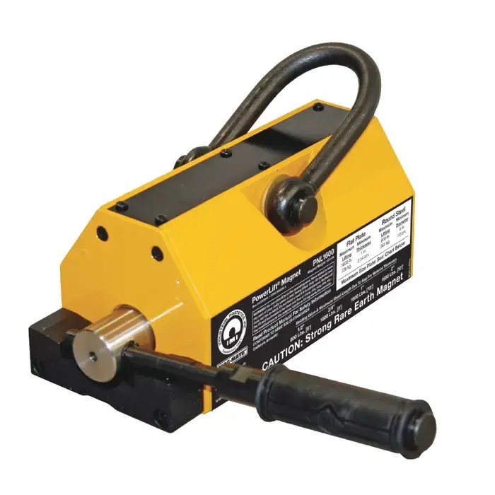 MAG-MATE PNL1600 3" Thick Lifting Capacity, 1600 lbs. Holding Value Flat Items, Lift Magnet Type Magnetic Lifting Tool Today Only