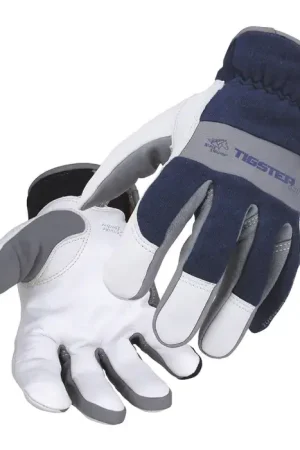 Instant Buy REVCO T50-SIZE M Kevlar Material, M Size, Premium Grain Goatskin Palm And Fingertips Lining Material Temperature Resistant Glove