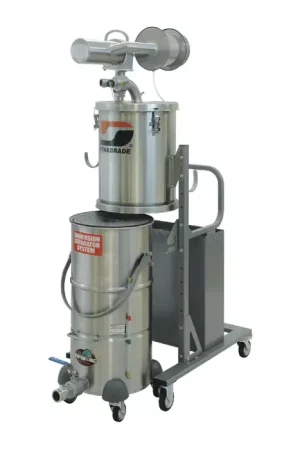 DYNABRADE 61463 7.9 Gallons Tank Capacity, 1-1/4" Hose Diameter Drum Vacuum Pump Secure Checkout