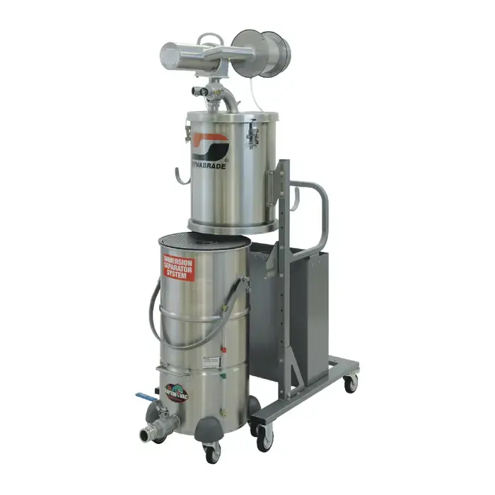 DYNABRADE 61463 7.9 Gallons Tank Capacity, 1-1/4" Hose Diameter Drum Vacuum Pump Secure Checkout