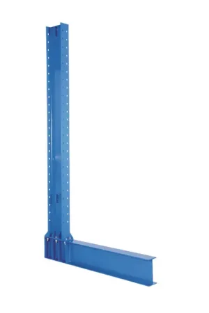 Big Sale VESTIL HU-C-8-24 Heavy Duty Single Cantilever Type, 96" Height, Blue Color Heavy Duty Shelving / Rack