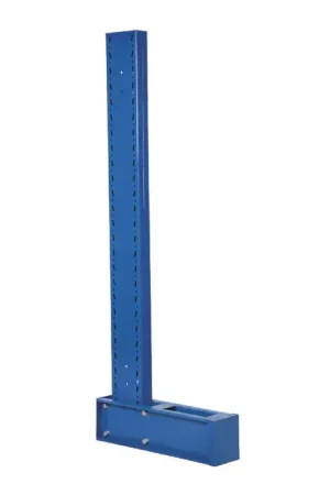 Super Sale VESTIL MDU-C-10-24 Cantilever Double Upright Type, 120" Height, Blue Color Heavy Duty Shelving / Rack