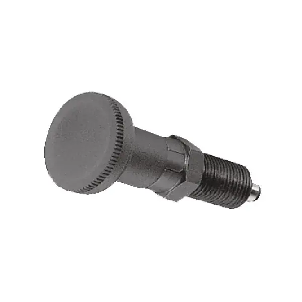 J.W. WINCO 617.1-5-3/8X24-AK 3/8"-24 Thread Size, 5mm Plunger Dia., 21mm Handle Dia. Indexing Plunger Today Only