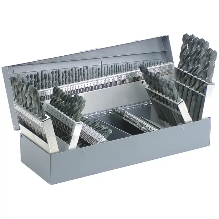TTC A3799 1.00mm to 13.00mm 118° Black Oxide High Speed Steel Jobbers Length Drill Set Price Drop
