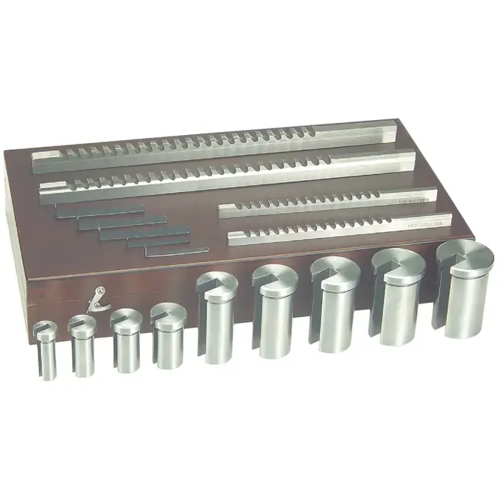 Hot Picks TTC 118 4 Broaches, 9 Bushings, 19/64" Min. LOC, 2-1/2" Max. LOC Keyway Broach Set