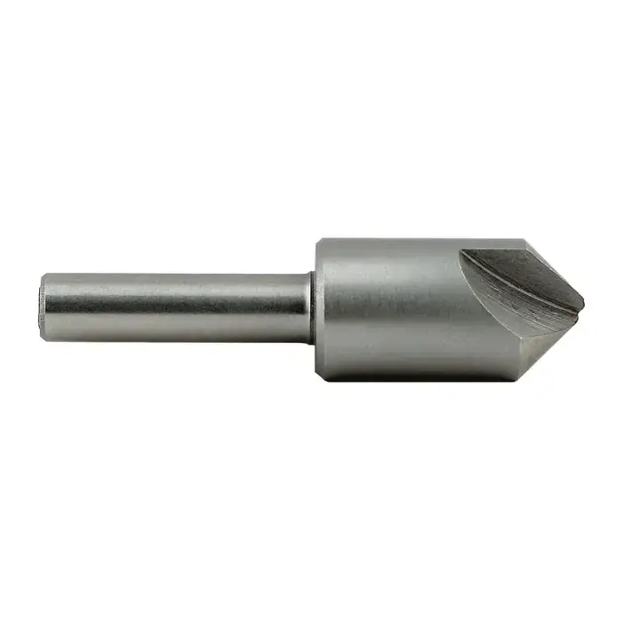 TTC PRODUCTION 07-032-080 1-1/4" Size, 3/4" Shank Diam., 90° High Speed Steel Single Flute Countersink Free Returns