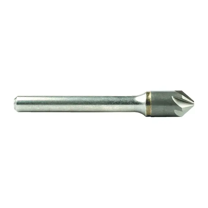 RUSHMORE USA 103689 1/4" Size, 1/4" Shank Diam., 82° Carbide Six Flute Countersink Flash Sale