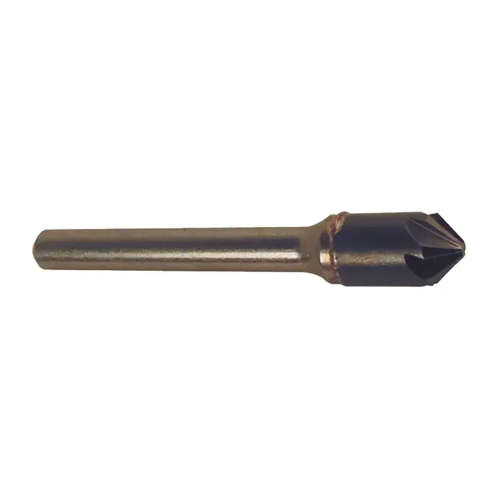 Super Sale RUSHMORE USA 103697 1/2" Size, 3/8" Shank Diam., 90° Carbide Six Flute Countersink