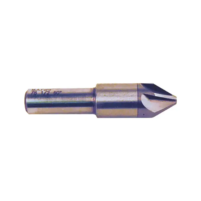 M.A. FORD 78037501 3/8" Size, 1/4" Shank Diam., 60° Carbide Six Flute Countersink Professional Grade