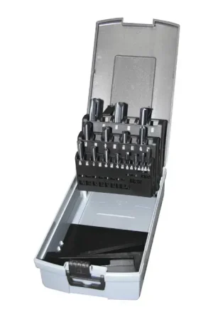 Big Sale RUSHMORE USA 105713 1/16" to 1/2" by 32nds, 140° Solid Carbide Straight Flute Spade Drill Set