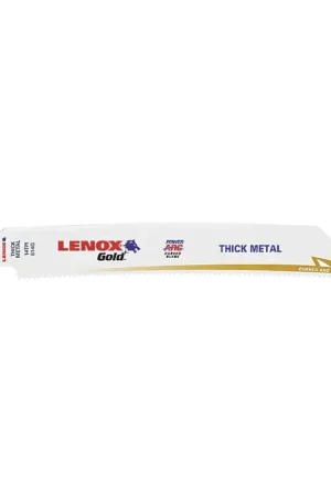LENOX 21067614GR 6" Long, .035" Thick, 14 TPI Bi-Metal Reciprocating Blade Markdown