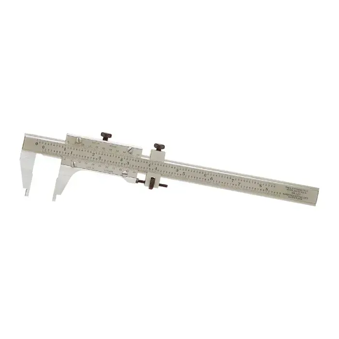 Instant Buy STARRETT 123Z-6 Vernier Caliper, 0 - 6" Range, .001" Graduation