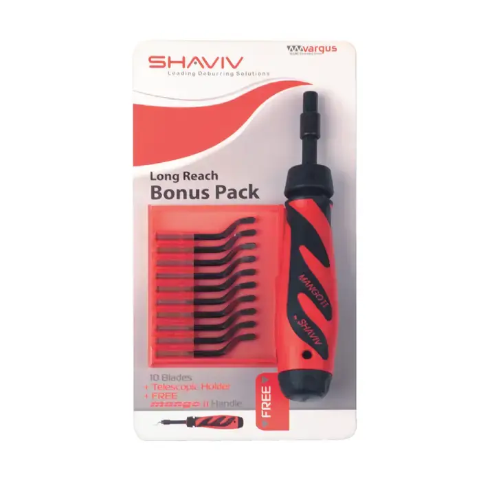 SHAVIV 10XE100-E E100 High Speed Steel Deburring Set Special Offer