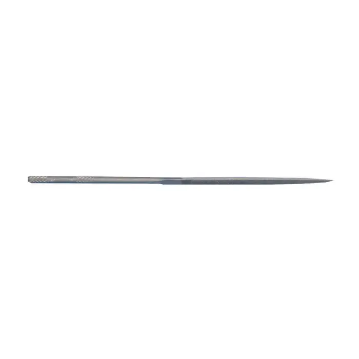 GROBET 31.638 1 Piece 6-1/4", 16cm Swiss Pattern Needle File - Double Cut, With Handle, None Deal