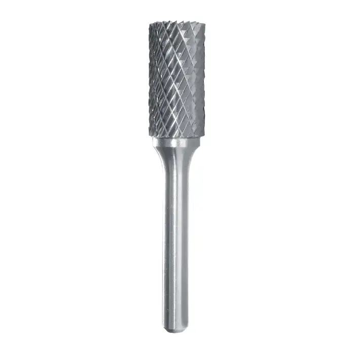 TTC PRODUCTION USA MADE SA-5 1/2" Carbide Rotary Bur - Cylindrical-Flat End (Not End Cut), Straight Shank, Best for Steel Fast Shipping