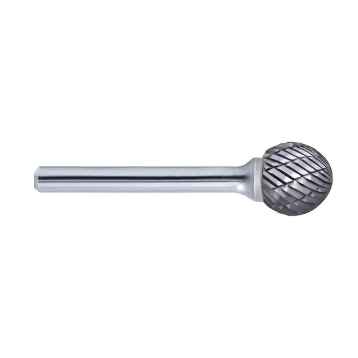 While Supplies Last TTC PRODUCTION USA MADE D-161D 5/8" Carbide Rotary Bur - Ball, Straight Shank, Best for Steel