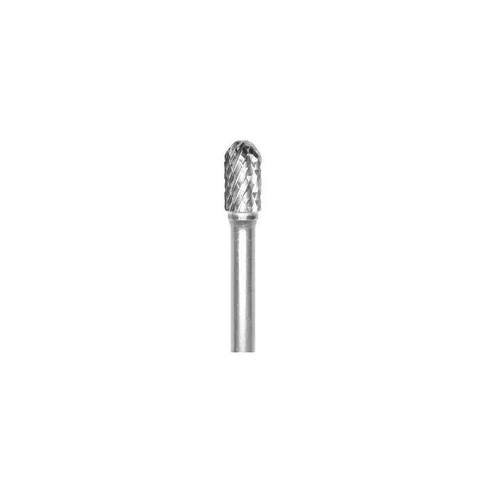 Sale GROBET 32.61912SY 7/16" Carbide Rotary Bur - Cylindrical-Radius End, Straight Shank, Best for Steel