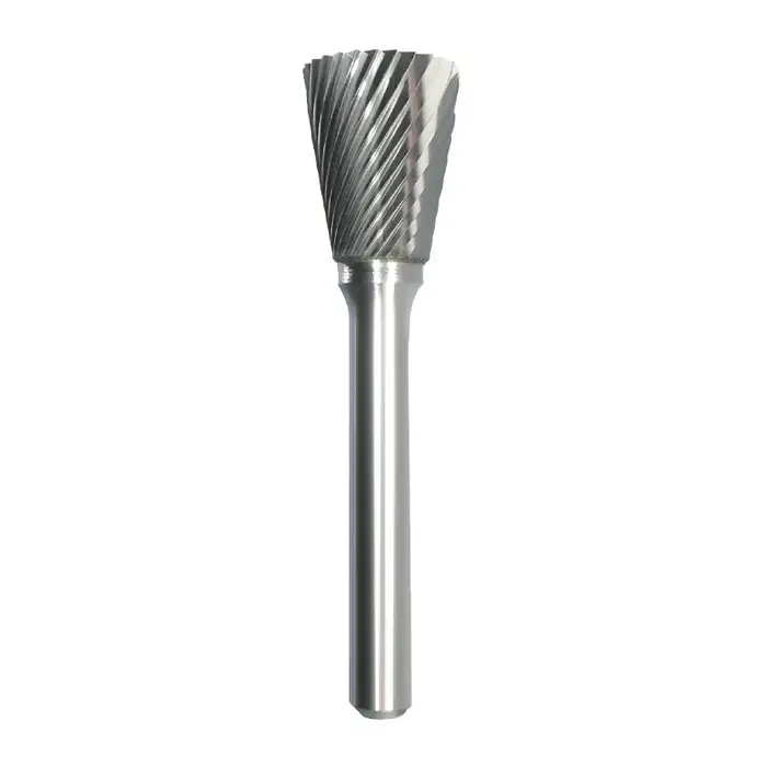 Top Pick M.A. FORD 50037527 3/8" Carbide Rotary Bur - Back Taper, Straight Shank, Best for Steel