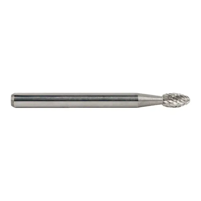 M.A. FORD 44250027 1/4" Carbide Rotary Bur - Oval, Straight Shank, Best for Steel Save Now