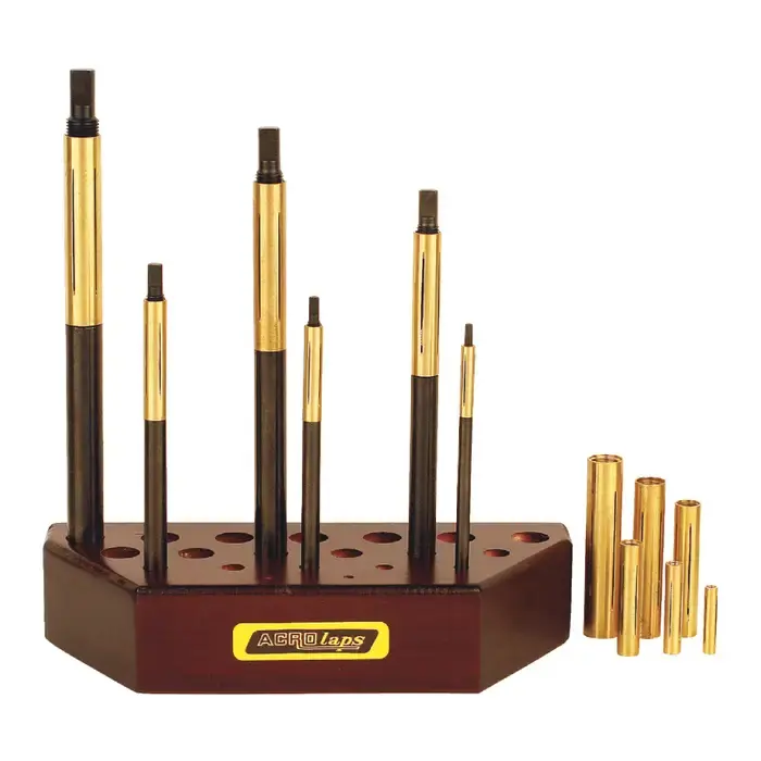 Fresh Stock ACRO BAR-6 3/16", 1/4", 5/16", 3/8", 7/16", 1/2" Size 6 PC Barrel Lap Set Lapping Tool