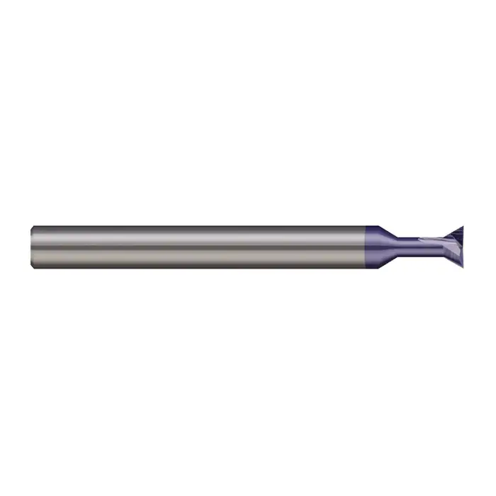 In Demand MICRO 100 DT-187-090-010X 3/16" Cutting Diameter, 45º Single Angle, 3/16" Shank Dia., 2" OAL Dovetail Cutter