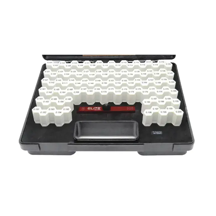 Same Day Shipping ELITE PRECISION E101PPG .101" thru .200" Range, Plus Tolerance Type, ZZ Class, 100 Piece Pin Gage Set