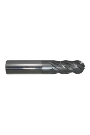 CERATIZIT 12180661 1/8" Size, 1/4" LOC, 4 Flute, Solid Carbide Ball/Roughing Combination End Mill Flash Sale