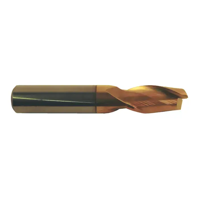 T&O 20-104-138 3/16" Size, 5/8" LOC, 2 Flute, TiN Solid Carbide Square End Mill Luxury