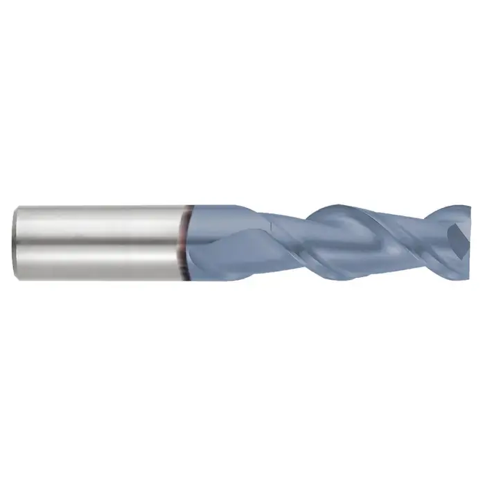 Shop Now NIAGARA N61443 1/8" Size, 3/8" LOC, 2 Flute, TiCN Solid Carbide Square End Mill