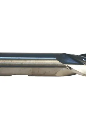 Buy Direct ROBBJACK 3/8" Size, 1/2" LOC, 4 Flute, Bright Solid Carbide Square End Mill