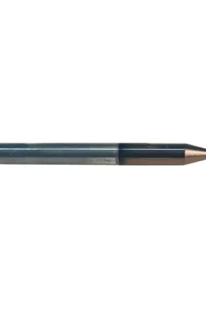 Weekend Sale RUSHMORE USA 100229 3/64" Size, 1/8" LOC, 2 Flute, TiCN Solid Carbide Square End Mill