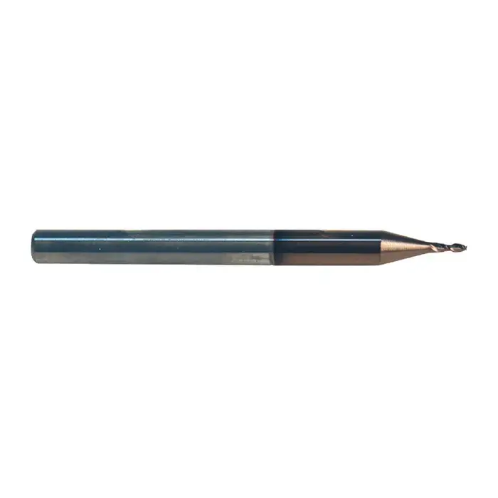 Weekend Sale RUSHMORE USA 100229 3/64" Size, 1/8" LOC, 2 Flute, TiCN Solid Carbide Square End Mill
