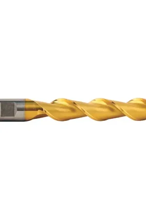 Seasonal Sale WELDON 57121 1-1/2" Size, 2" LOC, 2 Flute, TiN High Speed Steel Square End Mill