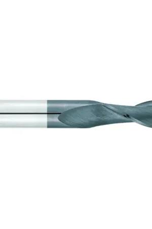 Big Sale NIAGARA N55349 3/8" Size, 1" LOC, 2 Flute, Bright Solid Carbide Square End Mill