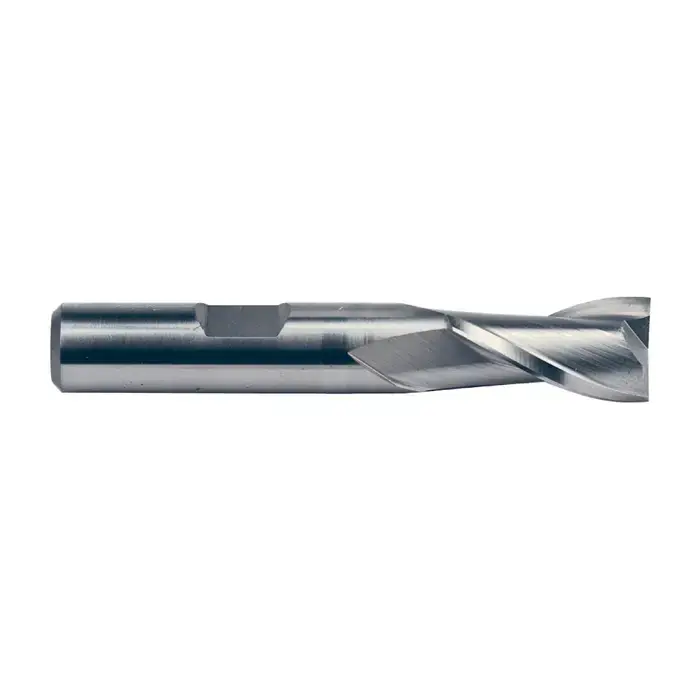 TTC PRODUCTION HP 08-035-740 1-7/8" Size, 1-5/8" LOC, 2 Flute, Bright High Speed Steel Square End Mill Affordable