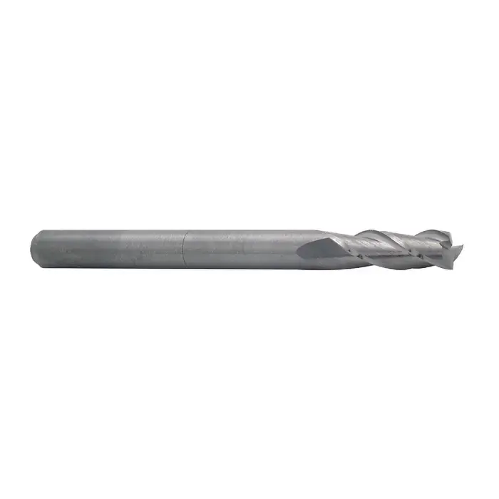 M.A. FORD 11601560 1/64" Size, .040" LOC, 3 Flute, Bright Solid Carbide Square End Mill Best Choice