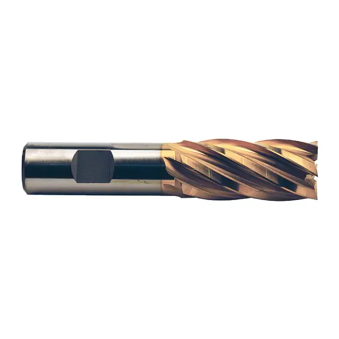 In Demand TTC PRODUCTION HP 09-305-480 1" Size, 1-7/8" LOC, 6 Flute, TiN High Speed Steel Square End Mill