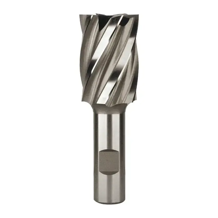 TTC PRODUCTION HP 08-215-145 1-1/8" Size, 1-1/2" LOC, 6 Flute, Bright M42 8% Cobalt Square End Mill Professional Grade