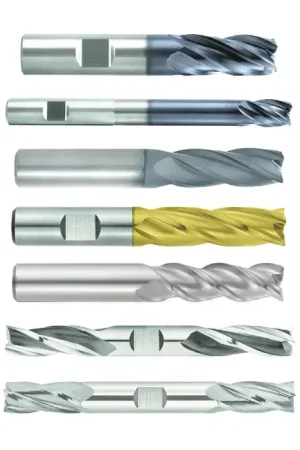 Best Price NIAGARA N58275 5/8" Size, 3/4" LOC, .030" Radius, 9 Flute, Solid Carbide Corner Radius End Mill