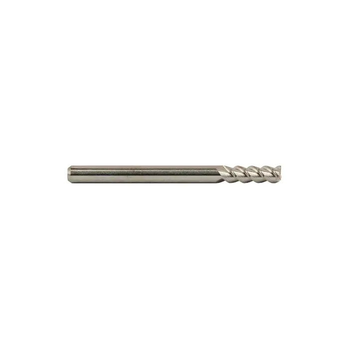 Authentic M.A. FORD 11239370 10.00mm Size, 25.00mm LOC, 3 Flute, Bright Solid Carbide Square End Mill