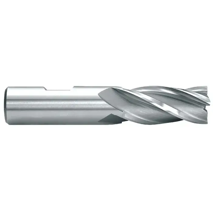 NIAGARA N35406 1-1/4" Size, 2" LOC, 6 Flute, Bright High Speed Steel Square End Mill Bargain