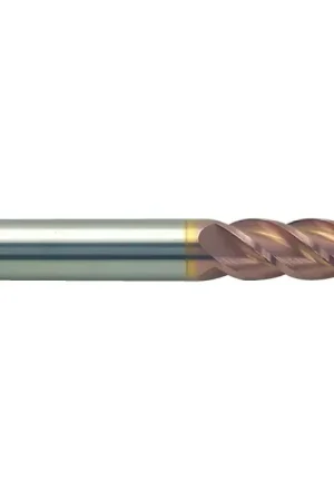 Authentic MELIN 100256 11/64" Size, 9/16" LOC, 4 Flute, TiCN Solid Carbide Finishing End Mill