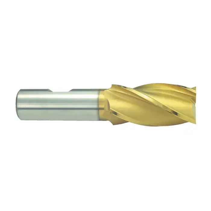 Last Chance WELDON 41537 5/8" Size, 1-3/8" LOC, 4 Flute, TiN High Speed Steel Square End Mill