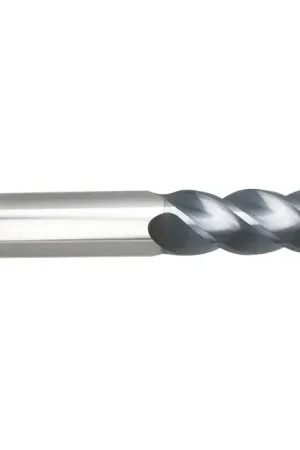 Final Sale NIAGARA N09915 7/16" Size, 7/16" LOC, .020" Radius, 4 Flute, Solid Carbide Corner Radius End Mill