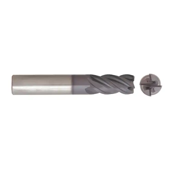 NIAGARA N57473 1/2" Size, 1/2" LOC, .030" Radius, 4 Flute, Solid Carbide Corner Radius End Mill Low Price