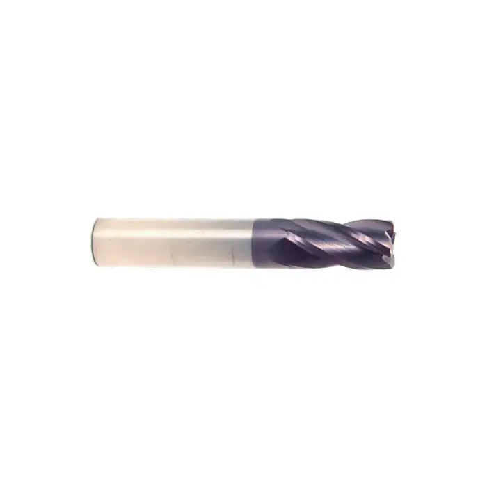 Genuine RUSHMORE USA 102919 5/16" Size, 7/8" LOC, .030"-.032" Radius, 4 Flute, Solid Carbide Corner Radius End Mill