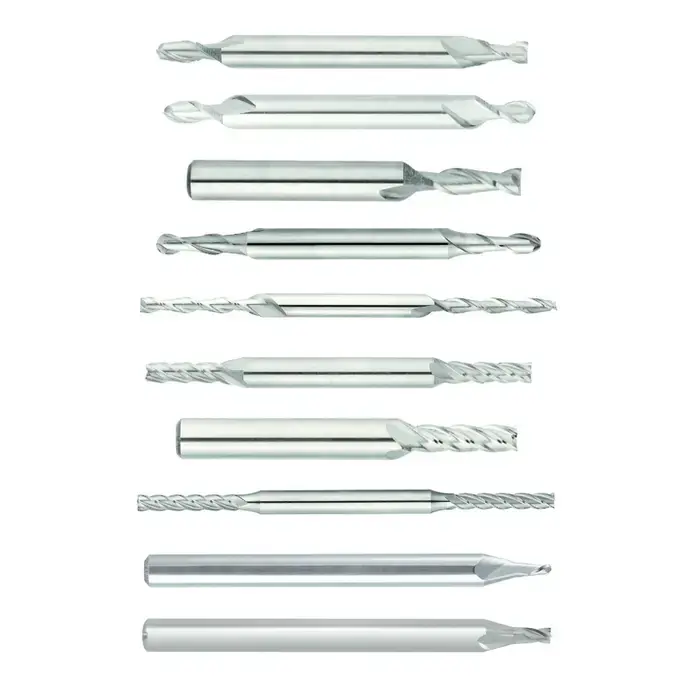NIAGARA N59703 .0150" Size, .023" LOC, 2 Flute, Solid Carbide Miniature End Mill Top Pick