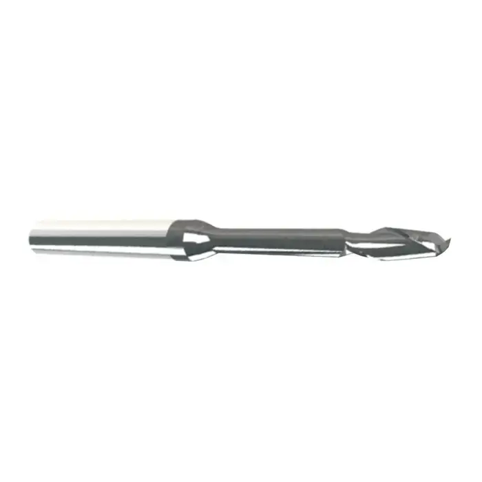MICRO 100 MEFM-025-1000-15 2.50mm Size, 3mm LOC, 2 Flute, Solid Carbide Miniature End Mill Hassle-Free Returns