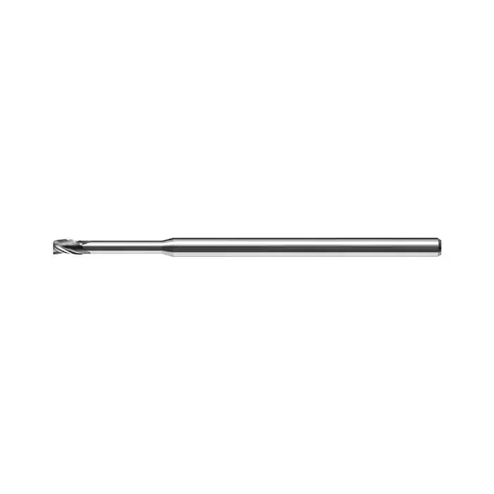 Get Yours KYOCERA 1742-0200L400 .0200" Size, .038" LOC, 3 Flute, Solid Carbide Miniature End Mill